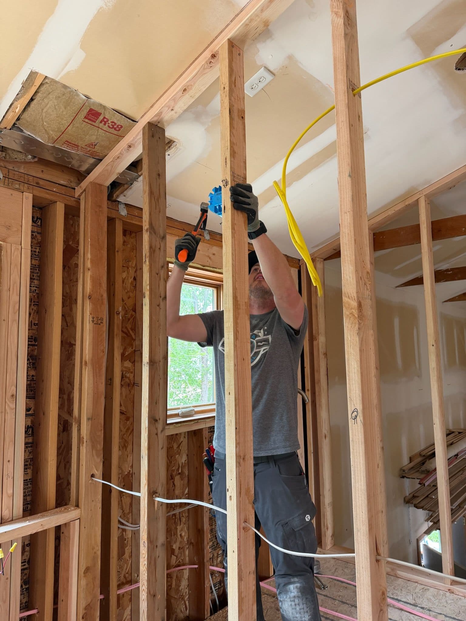 Electrical Remodeling Rough-In Work in Downtown Salt Lake