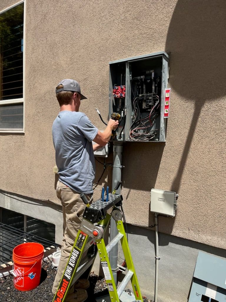 Loose Meter Panel Remounted and Secured in South Jordan